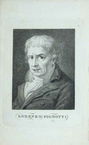 Pietro Ermini - Engraving of Lorenzo Pignotti by C