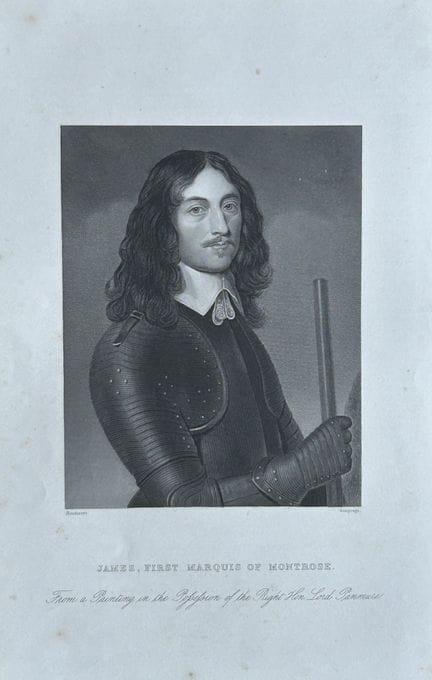 JC Armytage - Engraving of James, Marquis of Montr