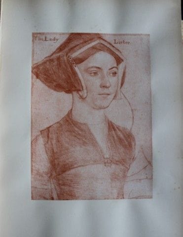 Hans Holbein - Lady Lister 1877.

This print is fr