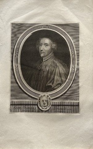 Jacques Lubin - Engraving of Jean Francois Senault