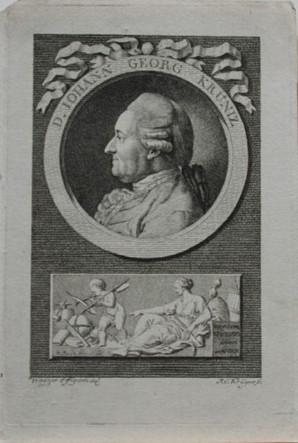 JC Krüger da F.E. Wagner - Incisione di Johann Geo