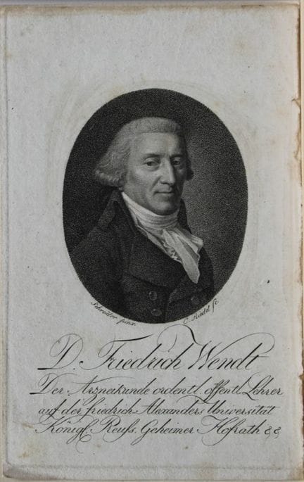 Carl Traugott Riedel - Friedrich Wendt, 1760 circa