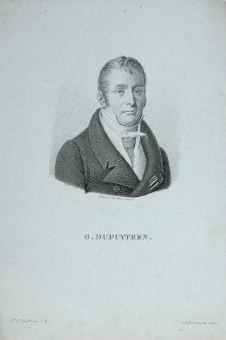 Dr. Guillaume Dupuytren engraved by Amroise Tardie
