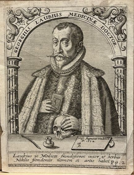 T de Bry - engraving of Georg Laub 1620.

This cop