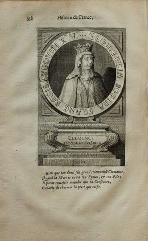 Mezeray - La regina Clemence tratta da *Histoire d