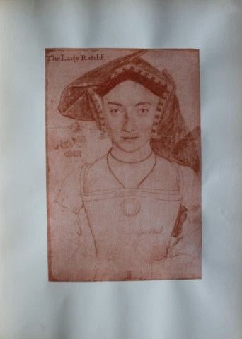 Hans Holbein - Lady Ratcliffe 1877.

This print is