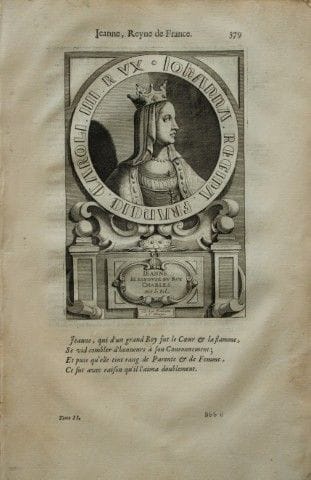 Mezeray - La regina Giovanna tratta da *Histoire d