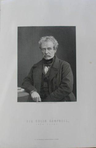 William Holl engraving of Sir Colin Campbell 1875.