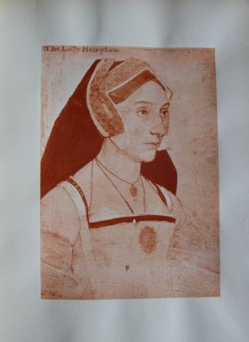 Hans Holbein - Lady Heveningham 1877.

This print 