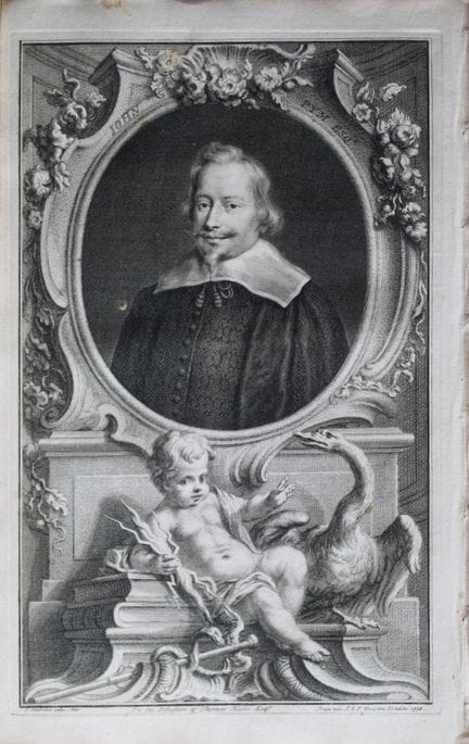 Jacobus Houbraken - Rare engraving of John Pym 174