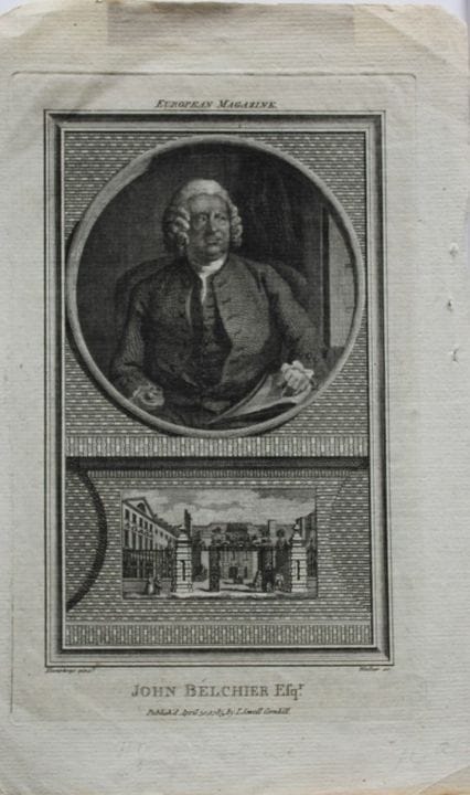 O Humphreys - John Belchier, incisione di Ezekiel 
