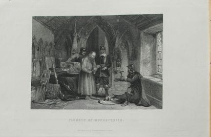 G. Cattermole - Il saccheggio dei monasteri, 1857.