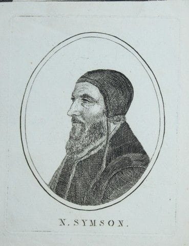 Hans Holbein - Engraving of Nicholas Symson by Ber