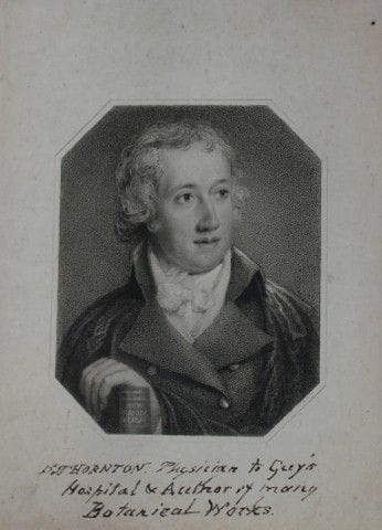 Engraving of Dr. Robert John Thornton by William H