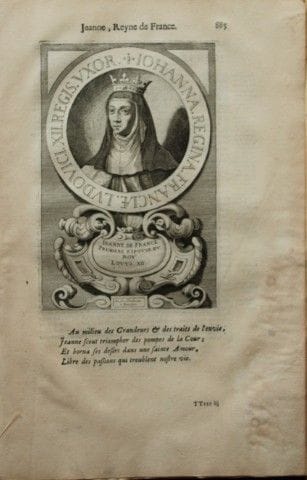 Mezeray - La regina Giovanna tratta da *Histoire d