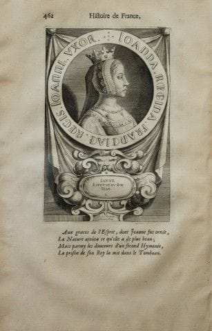Mezeray - La regina Giovanna tratta da *Histoire d