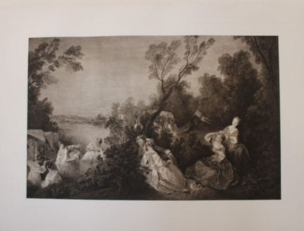 Nicolas Lancret - Fete Galante 1903.

This large p