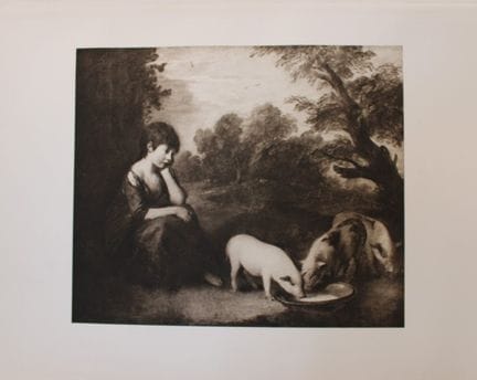 Thomas Gainsborough - Ragazza che dà da mangiare a