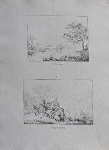 Richard Wilson & Benjamin Barker - Etching by John