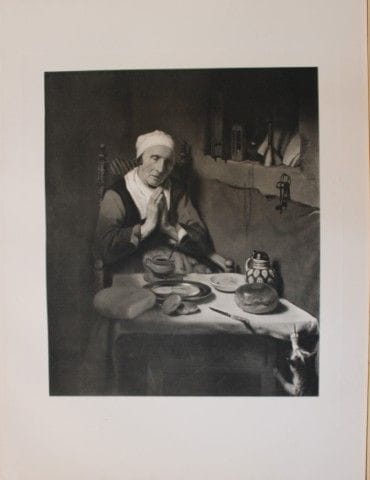 Nicolaes Maes - Old Woman Saying Grace 1903.

This