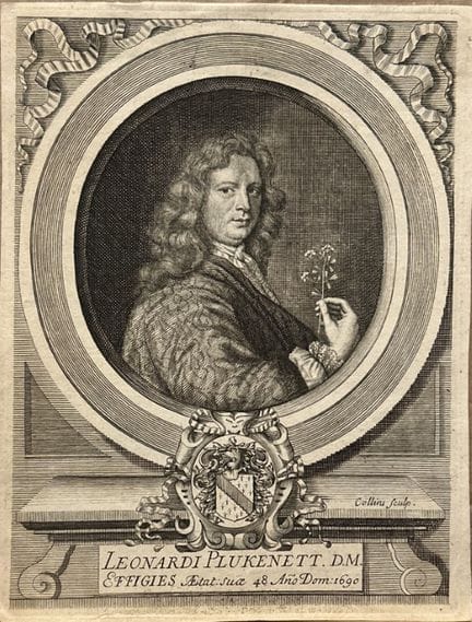 Leonard Plukenet - Engraved by John Collins 1690.
