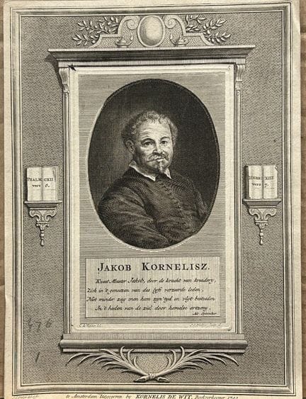 Cornelius Visscher - Engraving of the Dutch painte