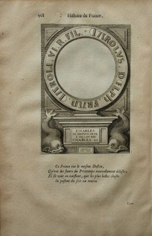 Mezeray - Carlo III tratto da *Histoire de France*