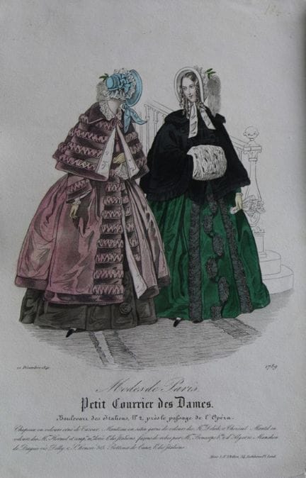 Petit Courrier des Dames - Gravure de mode du XIXe