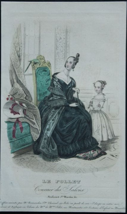 R·桑兹——1816年法国礼服版画。

这些手工上色的版画由R·桑兹创作，由弗诺、胡德与夏普出版，刊