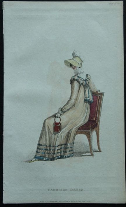 R. Ackermann - Grabado de un traje de carruaje, 18