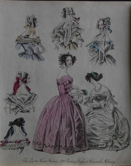 J Bell - Original World of Fashion print 1824-51.
