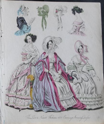 J Bell - Original World of Fashion print 1824-51.
