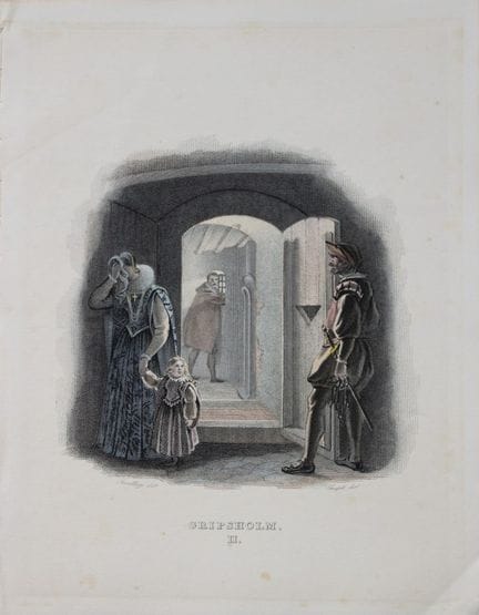 桑德伯格——福尔塞尔于1836年创作的瑞典格里普斯霍尔姆民俗手绘石版画。



这幅描绘瑞典民族服饰