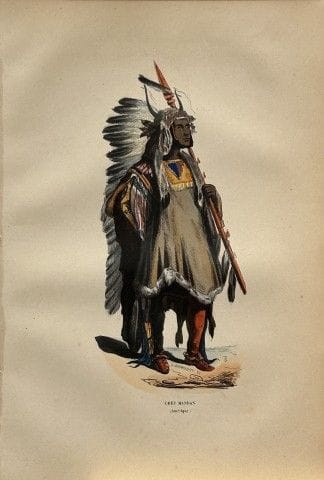 Une gravure sur bois de Wahlen représentant un che