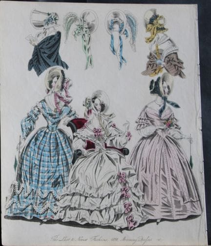 J Bell - Original World of Fashion print 1824-51.
