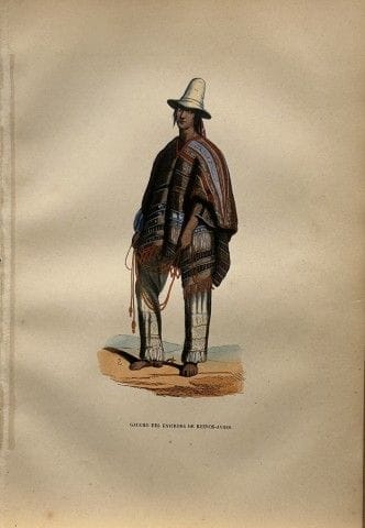 A. Wahlen – Gravure sur bois représentant un gauch