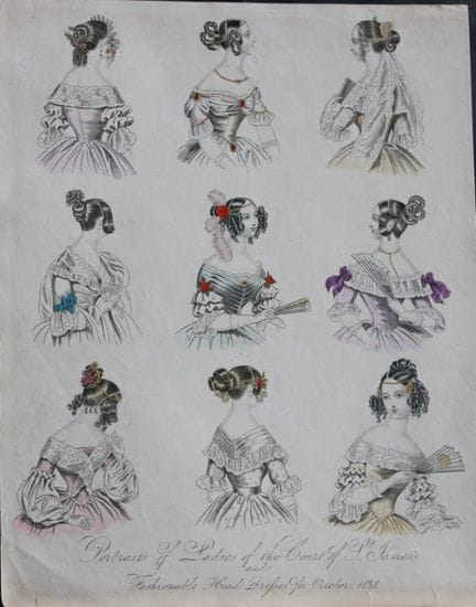 J Bell - Original World of Fashion print 1824-51.
