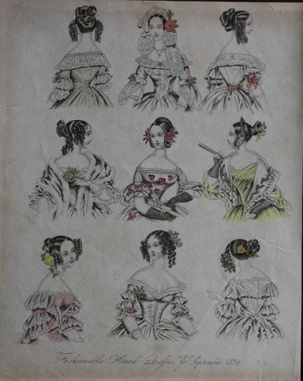 J Bell - Original World of Fashion print 1824-51.
