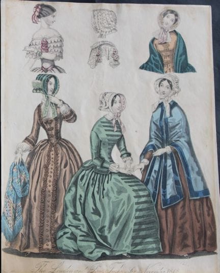 J Bell - Original World of Fashion print 1824-51.
