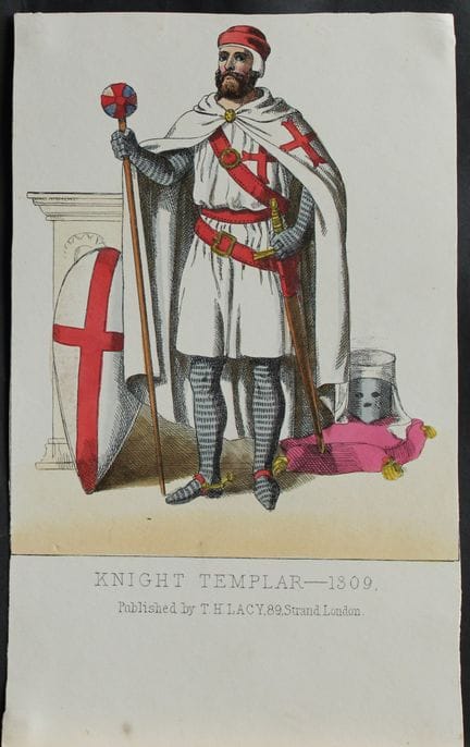 Lacy's Dramatic Costumes - A Knight Templar 1865.
