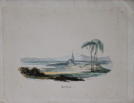 Sandberg - Lithographie coloriée à la main représe