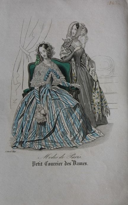 Petit Courrier des Dames - Gravure de mode du XIXe