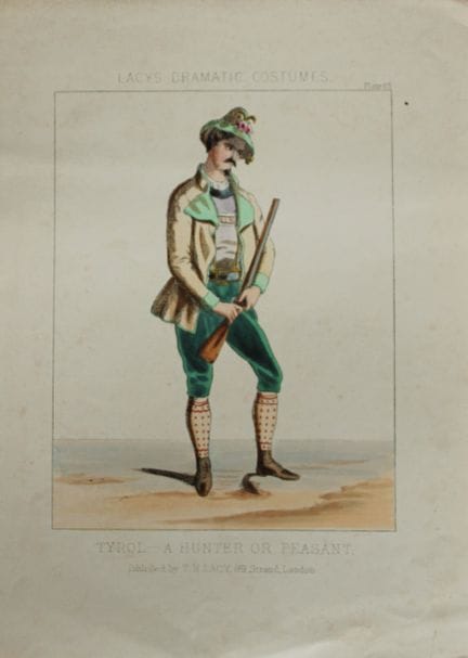 Lacy's Dramatic Costumes - Tyrol Hunter 1865.

Thi