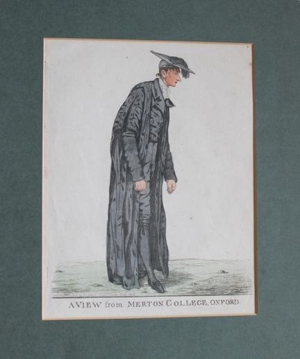 Robert Dighton - W Hartley, Merton College, Oxford