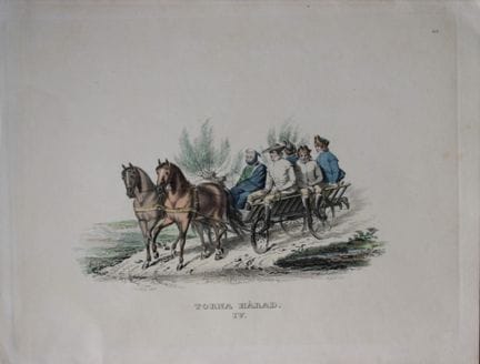 桑德伯格——福尔塞尔于1836年创作的瑞典托尔纳·哈拉德手绘石版画。



这幅描绘瑞典民族服饰和风