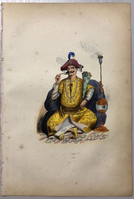 A Wahlen - Woodcut engraving of  Rajah 1843.

This
