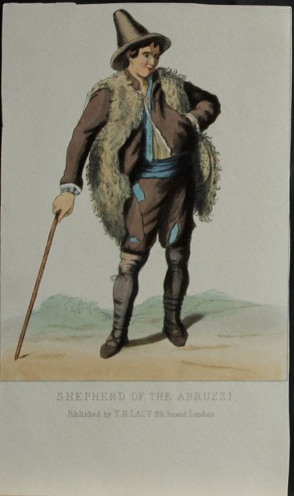 Lacy's Dramatic Costumes - Abruzzi Shepherd 1865.
