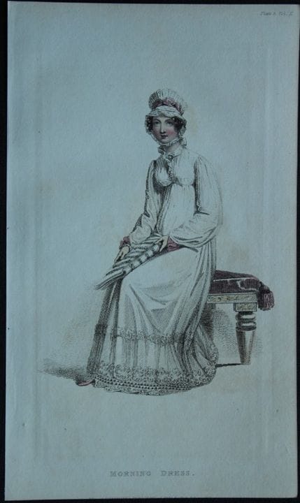 R·阿克曼——1816年晨礼服版画。

这些原版手绘彩色的水彩蚀刻版画选自鲁道夫·阿克曼的《艺术、文