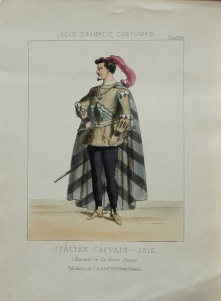 Lacy's Dramatic Costumes - Italian Captain 1865.

