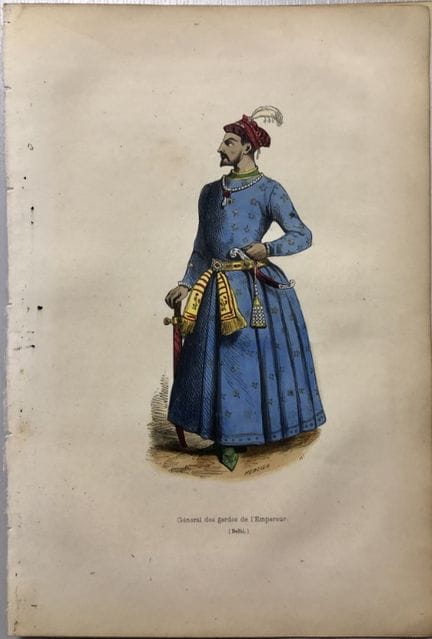 A Wahlen - Woodcut engraving of General of Emperor